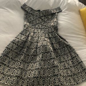 Garcia band black and white dress